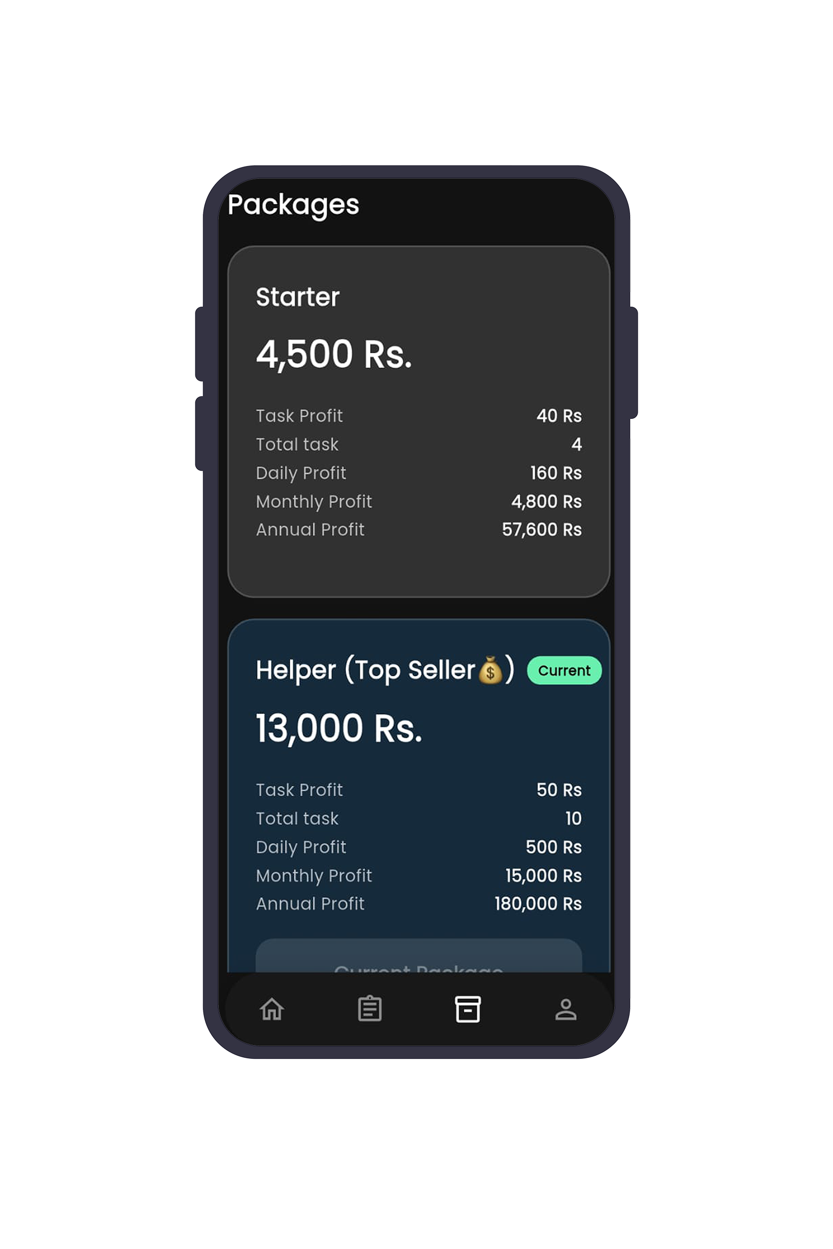 EarnPay App Screen 2